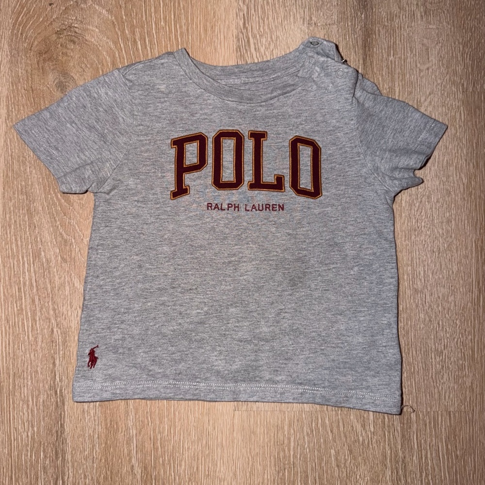 Polo Ralph Lauren Baby Boy Logo Cotton Jersey Tee | Size 12M